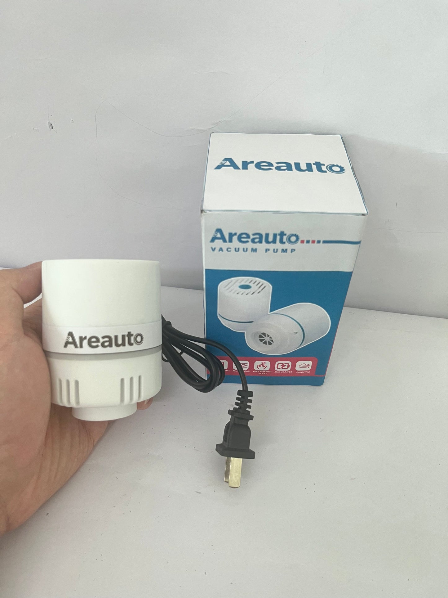 Areauto Electric Pump for Vacuum Bags, Compression Bag Pump for Vacuuming Clothing, Quilts, Portable Storage Bag Pump