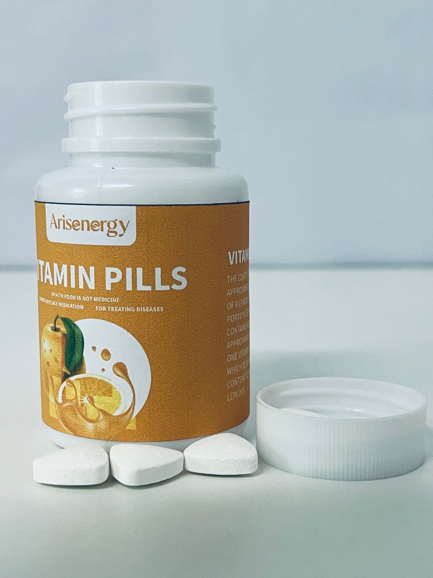 Arisenergy Vitamin Pills: Orange-Flavored Vitamin Pills A Light-Burden Option for Daily Nutritional Supplementation