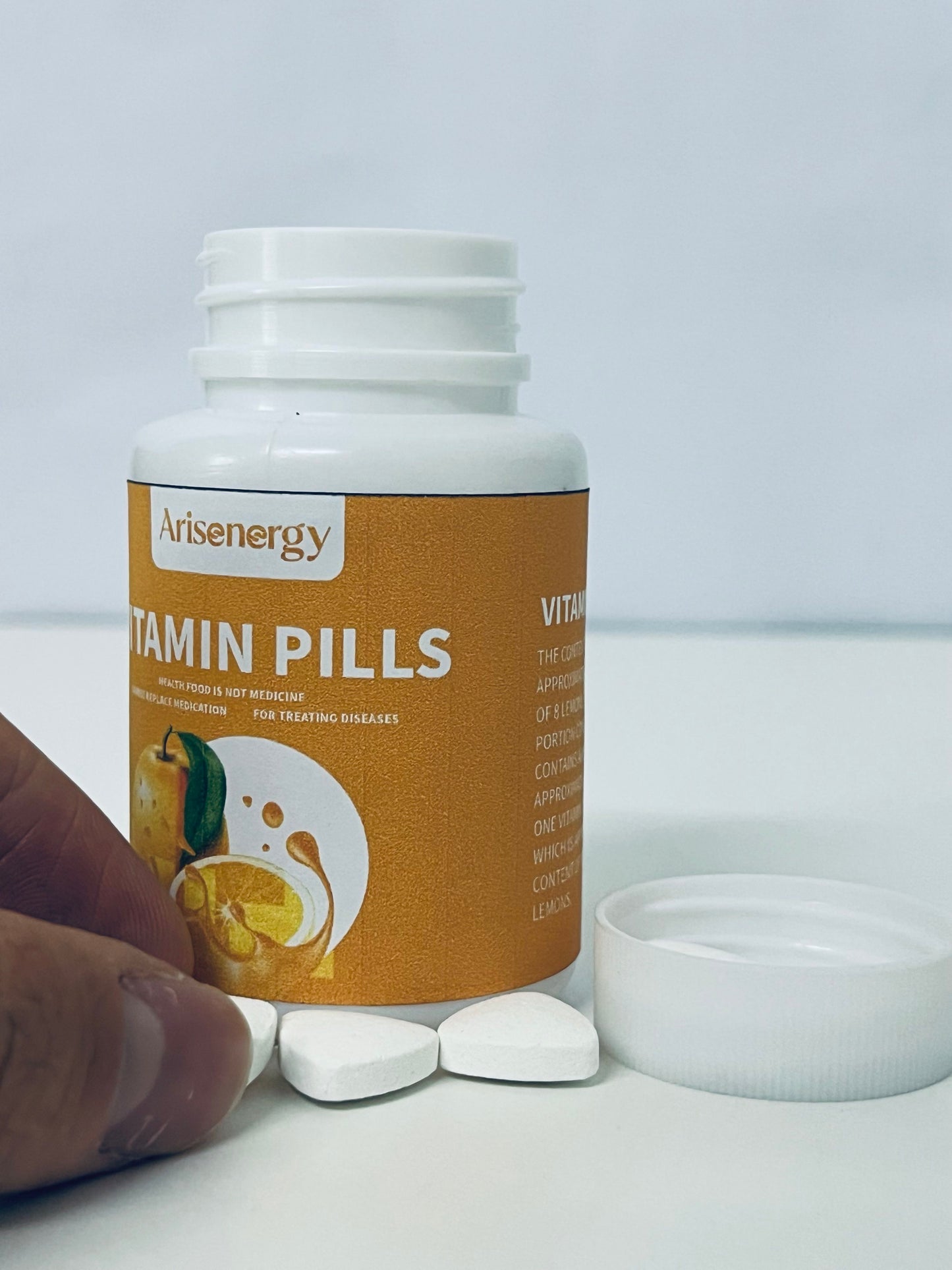 Arisenergy Vitamin Pills: Orange-Flavored Vitamin Pills A Light-Burden Option for Daily Nutritional Supplementation