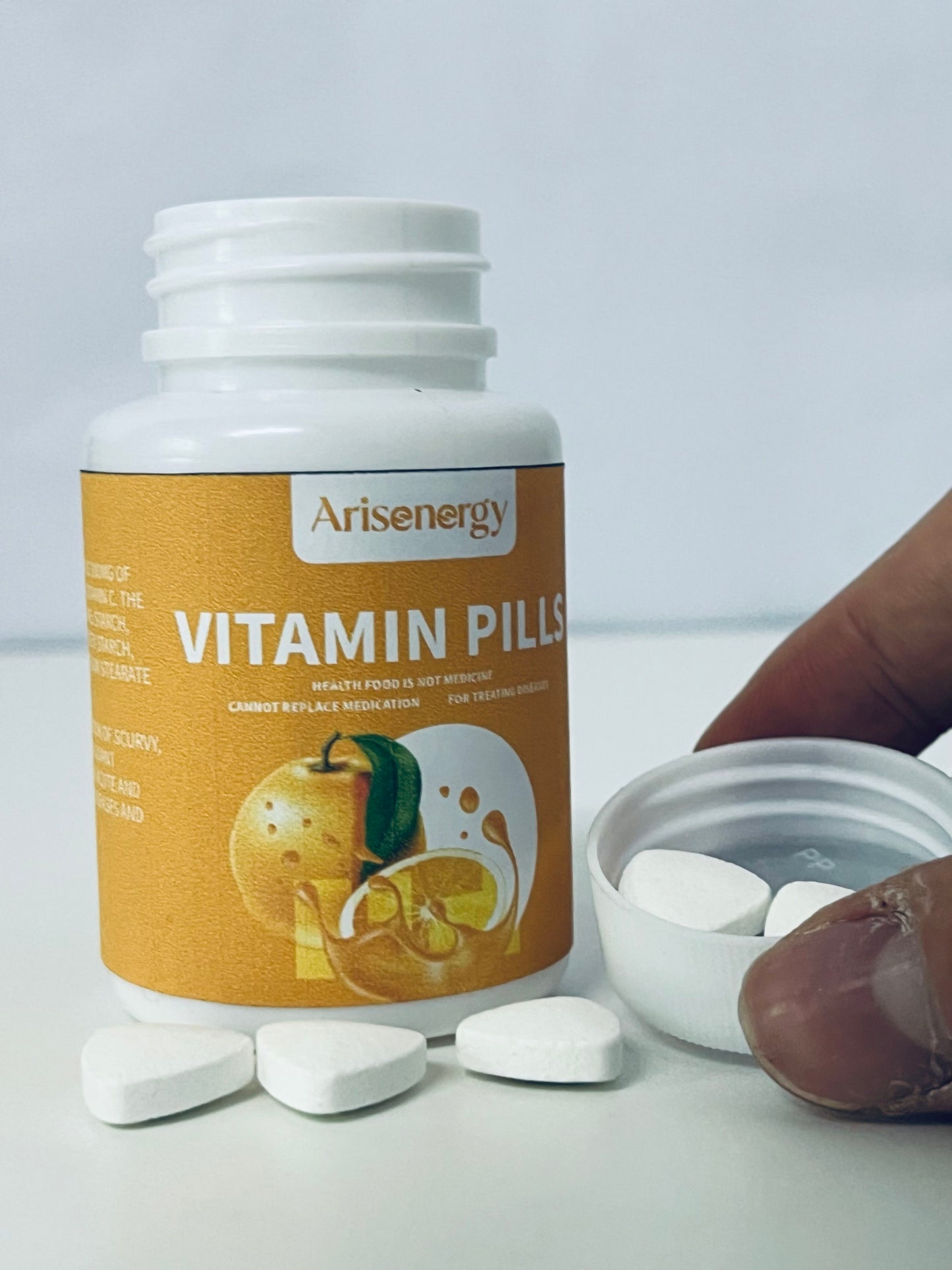 Arisenergy Vitamin Pills: Orange-Flavored Vitamin Pills A Light-Burden Option for Daily Nutritional Supplementation