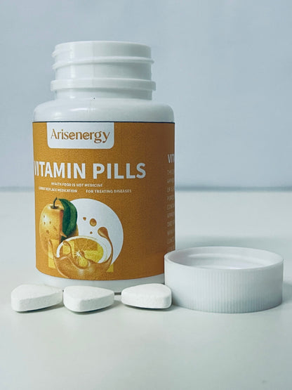 Arisenergy Vitamin Pills: Orange-Flavored Vitamin Pills A Light-Burden Option for Daily Nutritional Supplementation
