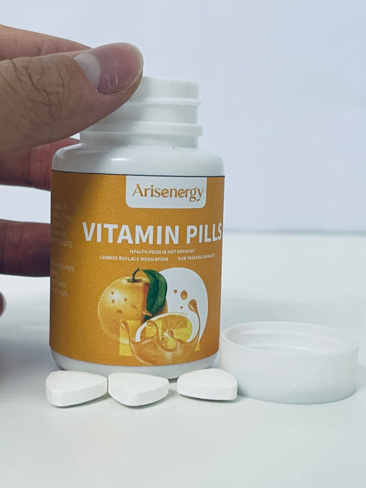 Arisenergy Vitamin Pills: Orange-Flavored Vitamin Pills A Light-Burden Option for Daily Nutritional Supplementation