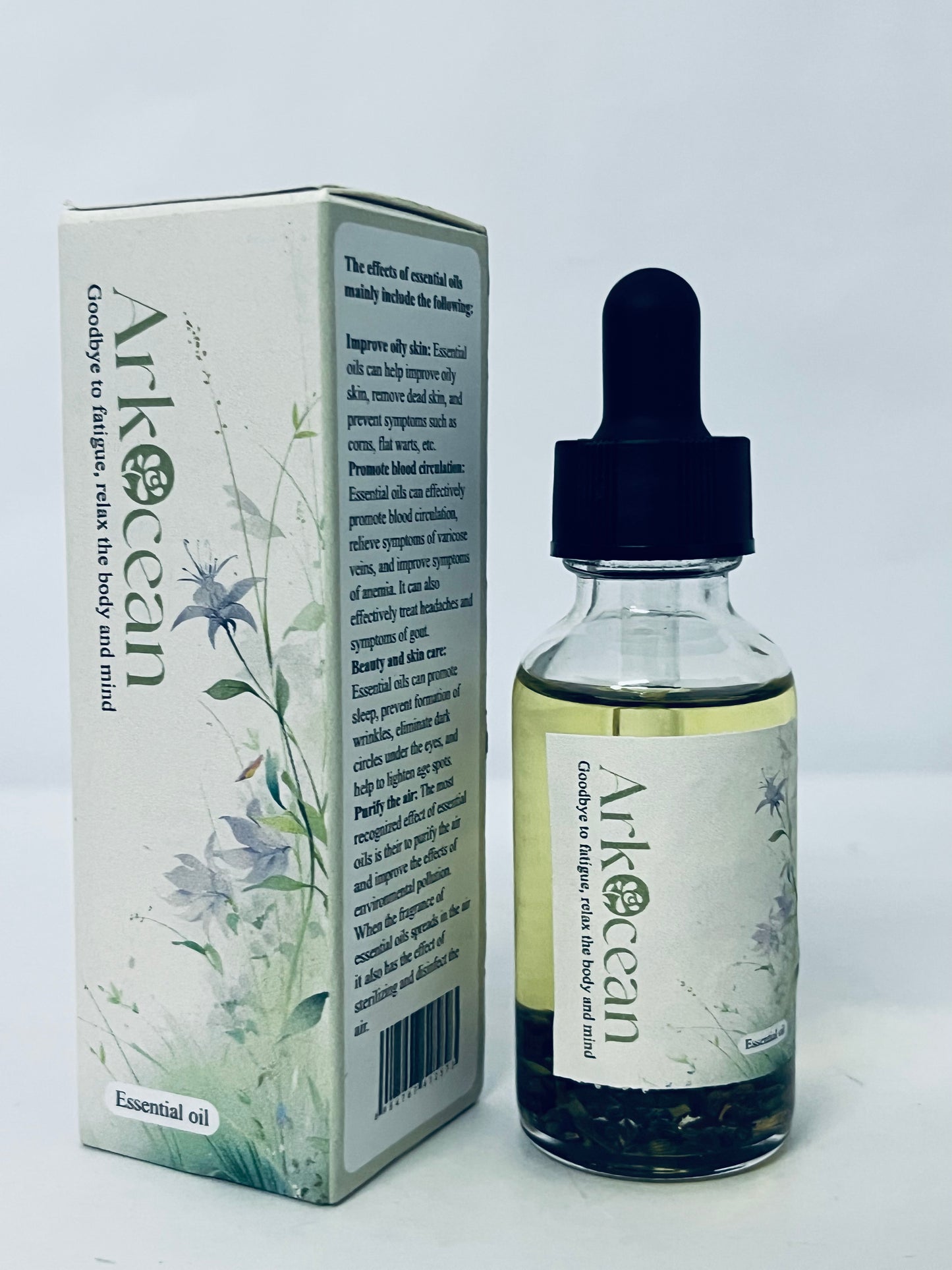 ArkOcean Essential Oil with Glass Dropper Premium Grade Essential Oils for Diffuser, Aromatherapy, Soap and Candle Making