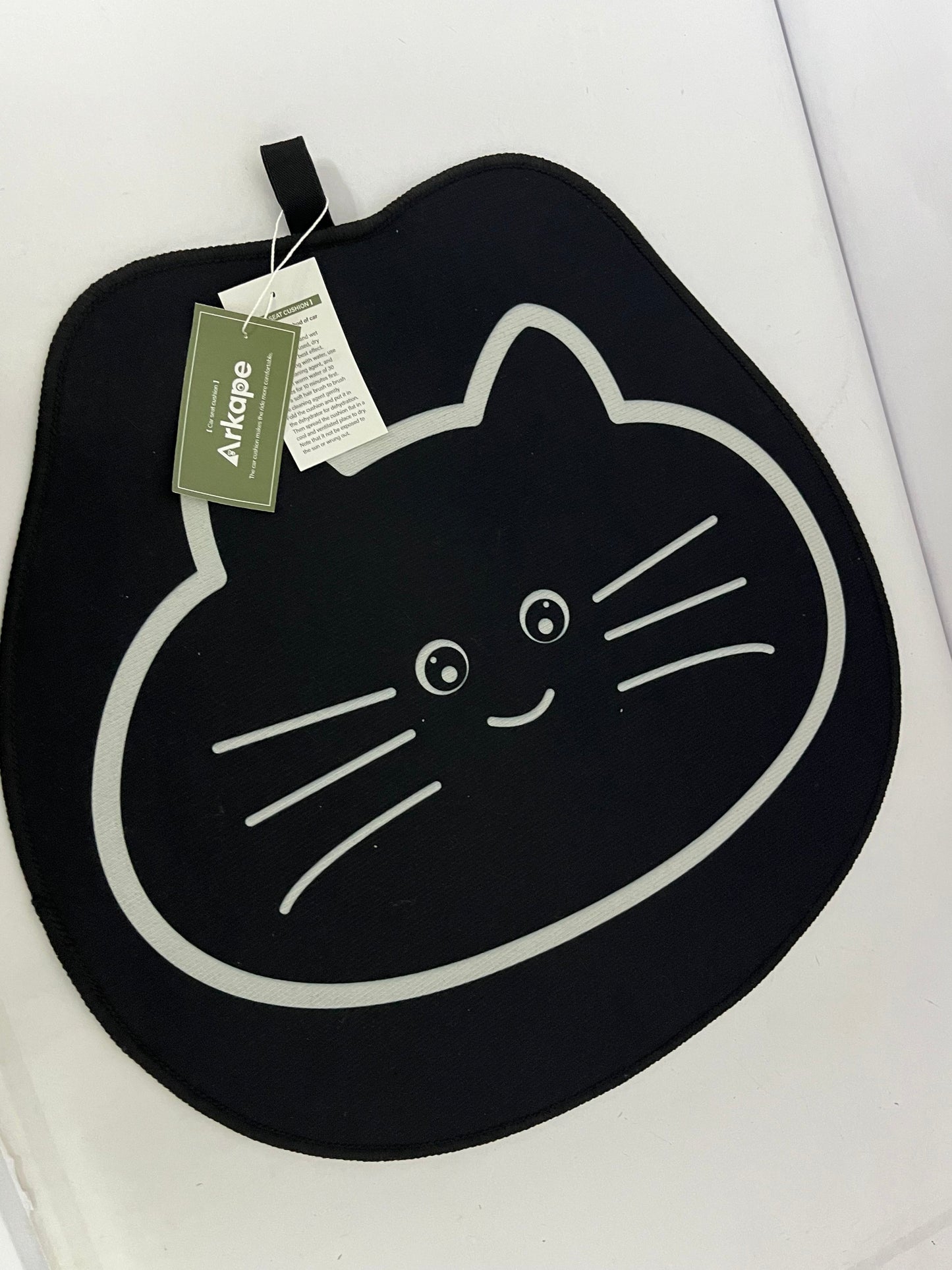 Arkape Vehicle seat cushions Cute Cat Car Seat Cushion Comfortable & Breathable Fun & Aesthetic A Warm Accent for Car Interior