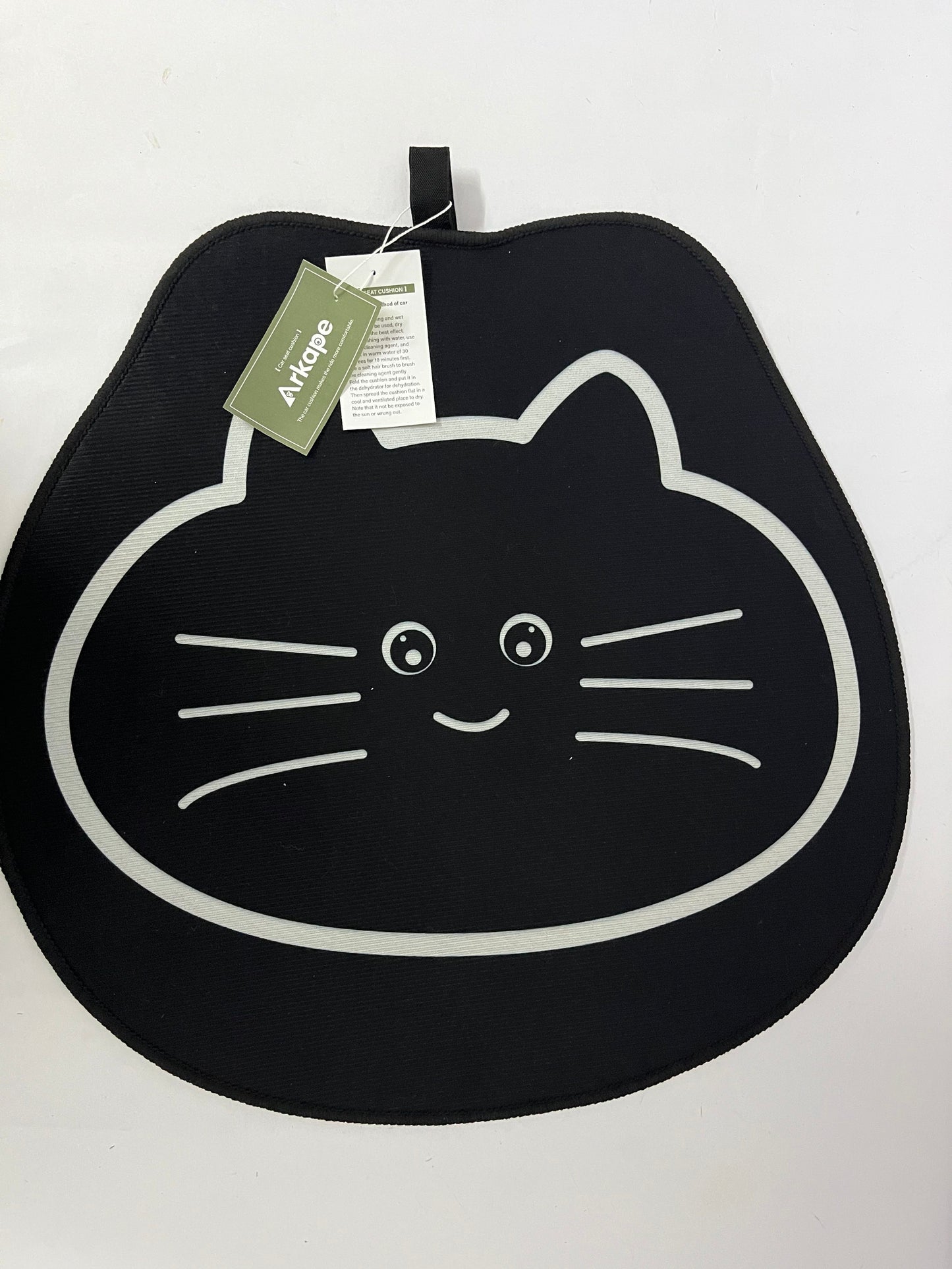 Arkape Vehicle seat cushions Cute Cat Car Seat Cushion Comfortable & Breathable Fun & Aesthetic A Warm Accent for Car Interior