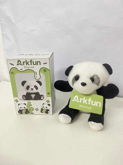 Arkfun Cute Panda Plush Toy, Adorable Healing Stuffed Animal, High-Quality Skin-Friendly Material, Companion Gift for All Ages