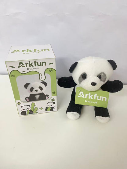Arkfun Cute Panda Plush Toy, Adorable Healing Stuffed Animal, High-Quality Skin-Friendly Material, Companion Gift for All Ages