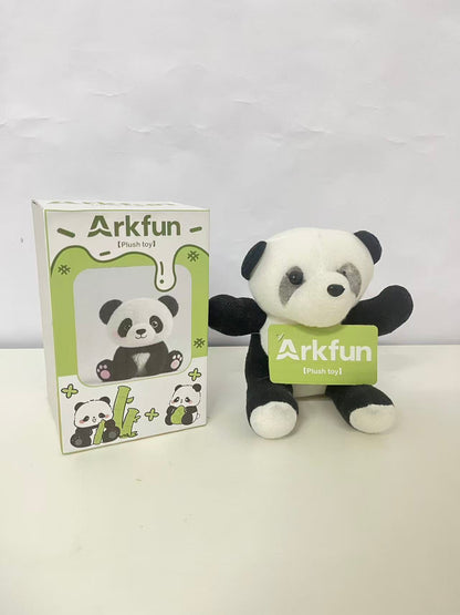 Arkfun Cute Panda Plush Toy, Adorable Healing Stuffed Animal, High-Quality Skin-Friendly Material, Companion Gift for All Ages