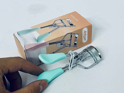 Arksun Eyelash Curler with Mint Green Handle - Professional Lash Curling Tool for Natural, Long-Lasting Curls