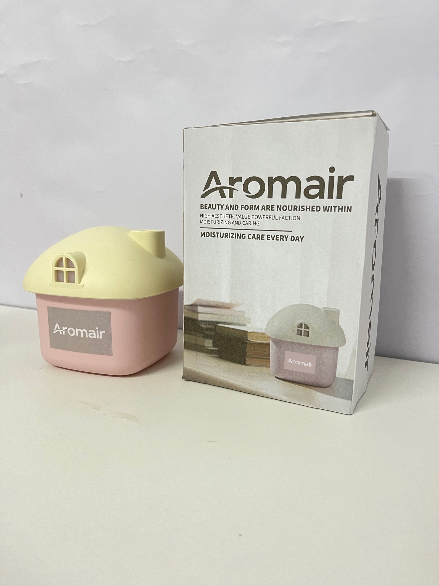 Aromair Portable Mini Humidifier, 300ml Small Cool Mist Humidifier, Personal Desktop Humidifiers for Baby Bedroom Travel Office Home