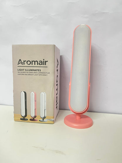 Aromair LED desk lamps suitable for both office and home use, battery-powered rechargeable desk lamps, portable desk lamps, LED desk lamp strips, small desk lamps with three brightness settings, wireless reading lamps.