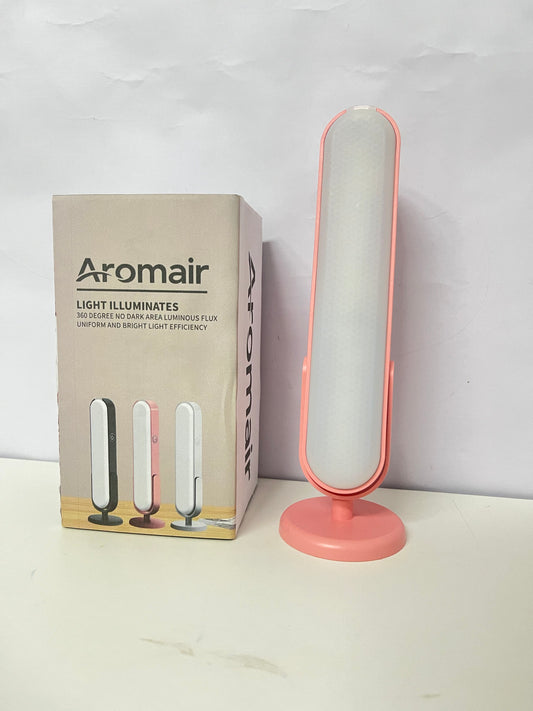 Aromair LED desk lamps suitable for both office and home use, battery-powered rechargeable desk lamps, portable desk lamps, LED desk lamp strips, small desk lamps with three brightness settings, wireless reading lamps.