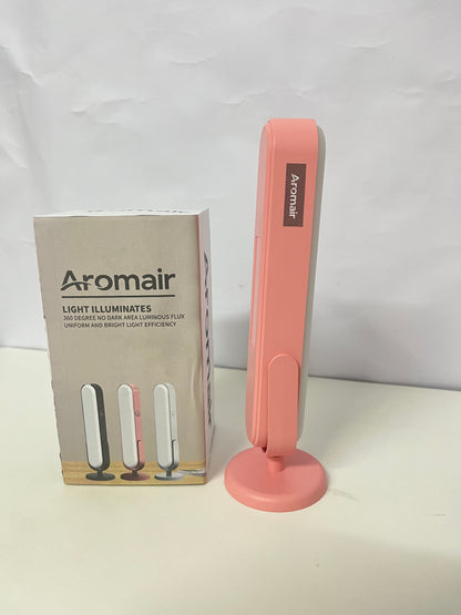 Aromair LED desk lamps suitable for both office and home use, battery-powered rechargeable desk lamps, portable desk lamps, LED desk lamp strips, small desk lamps with three brightness settings, wireless reading lamps.