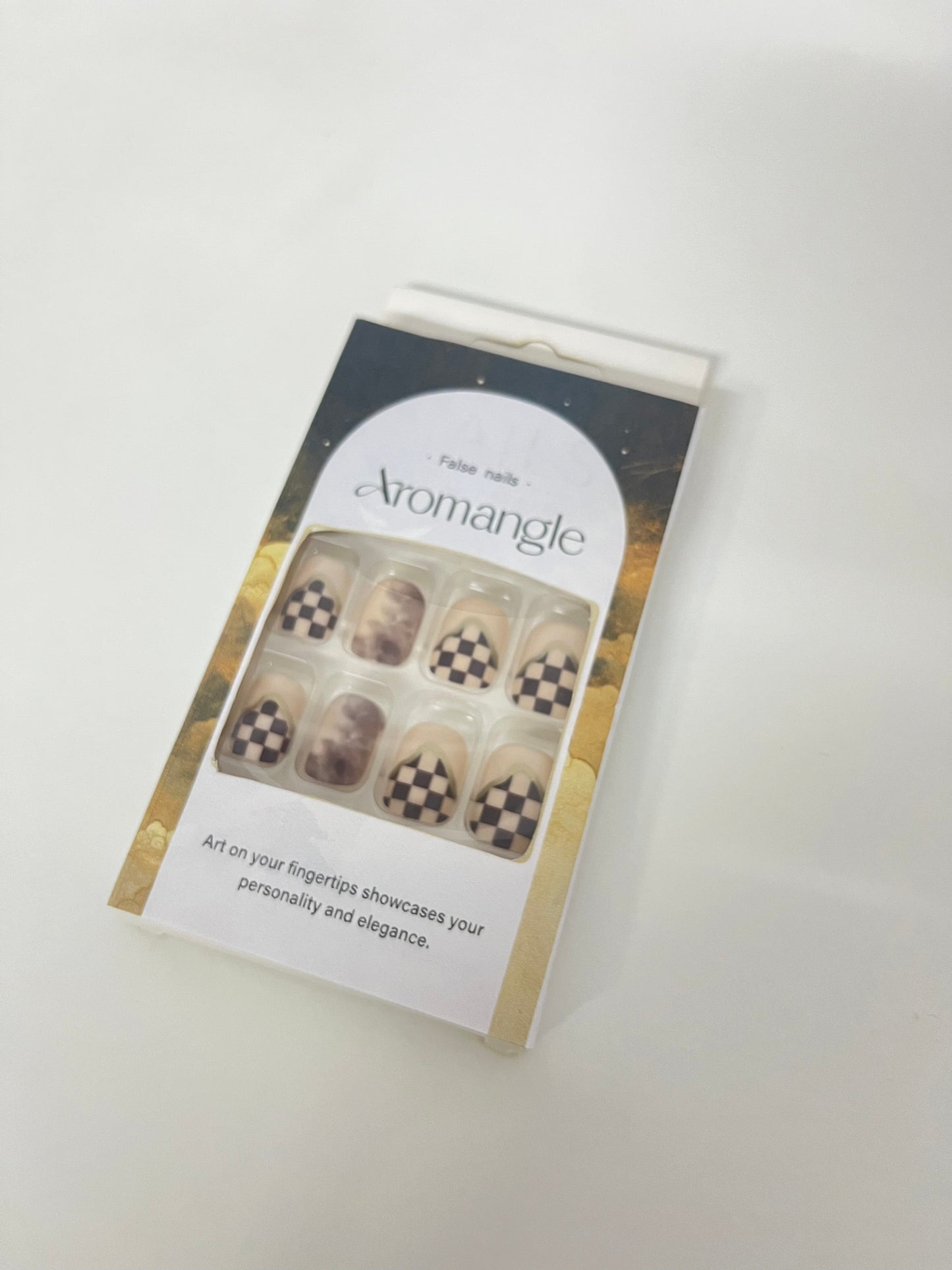 Aromangle Easy-Apply False Nails (Short-Medium Square-Oval)