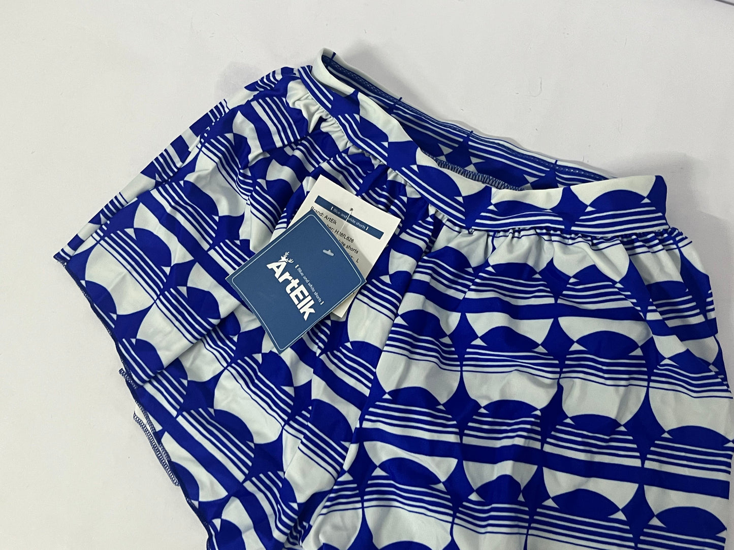 ArtElk Women's Printed Short Length Boardshort with Elastic Waist