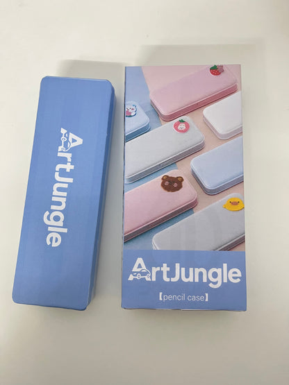 ArtJungle Boxes for pens — Matte Metal Stationery Organizer (Magnetic Closure)