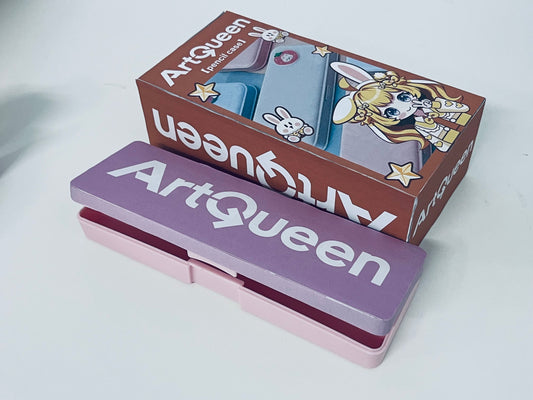 ArtQueen Cute Anime Double-Color Pencil Case A Girlish Stationery Storage Essential
