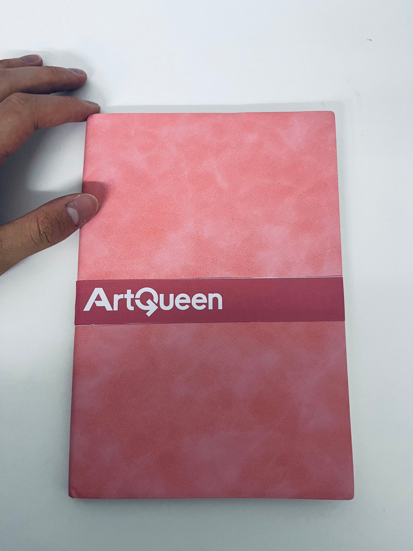 ArtQueen Soft Pink Texture Notebook A Textured Writing & Storage Essential