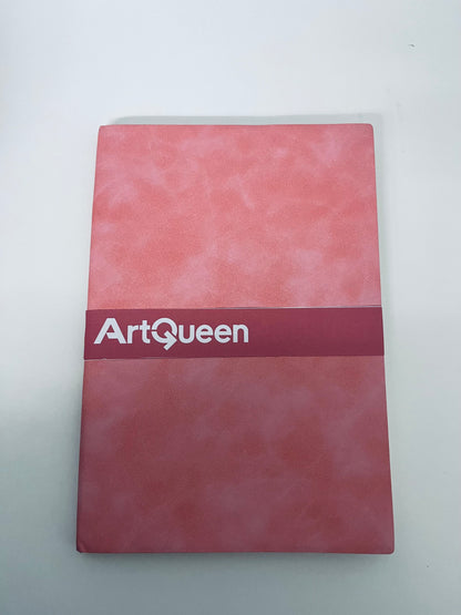 ArtQueen Soft Pink Texture Notebook A Textured Writing & Storage Essential
