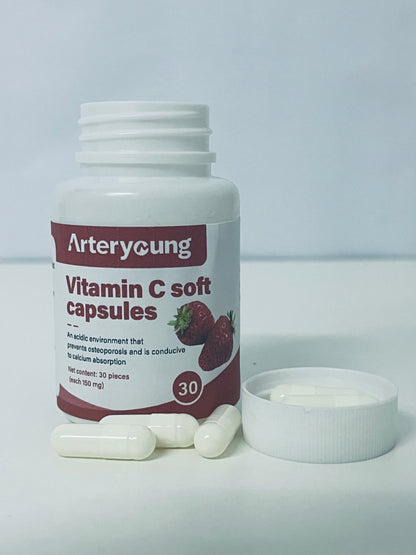 Arteryoung Vitamin C Soft Capsules A Gentle Synergistic Item for Daily Nutritional Supplement