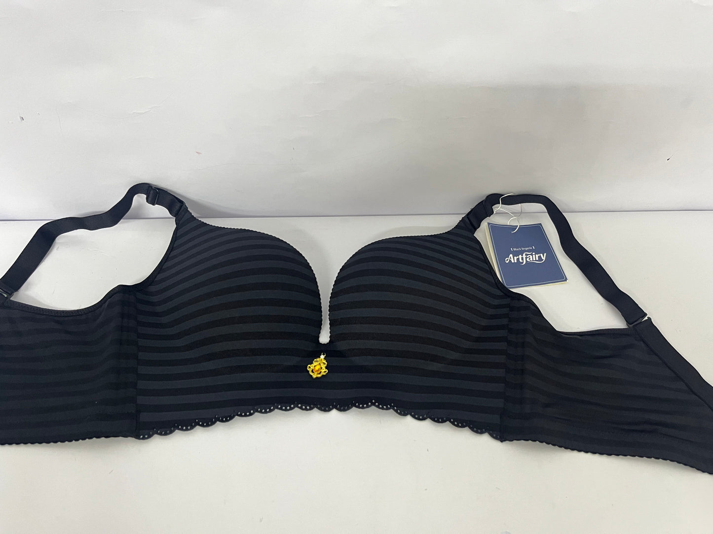 Artfairy Bras Womens Push Up Bras Sexy Sheer Mesh Full Coverage Unlined Underwire Bra