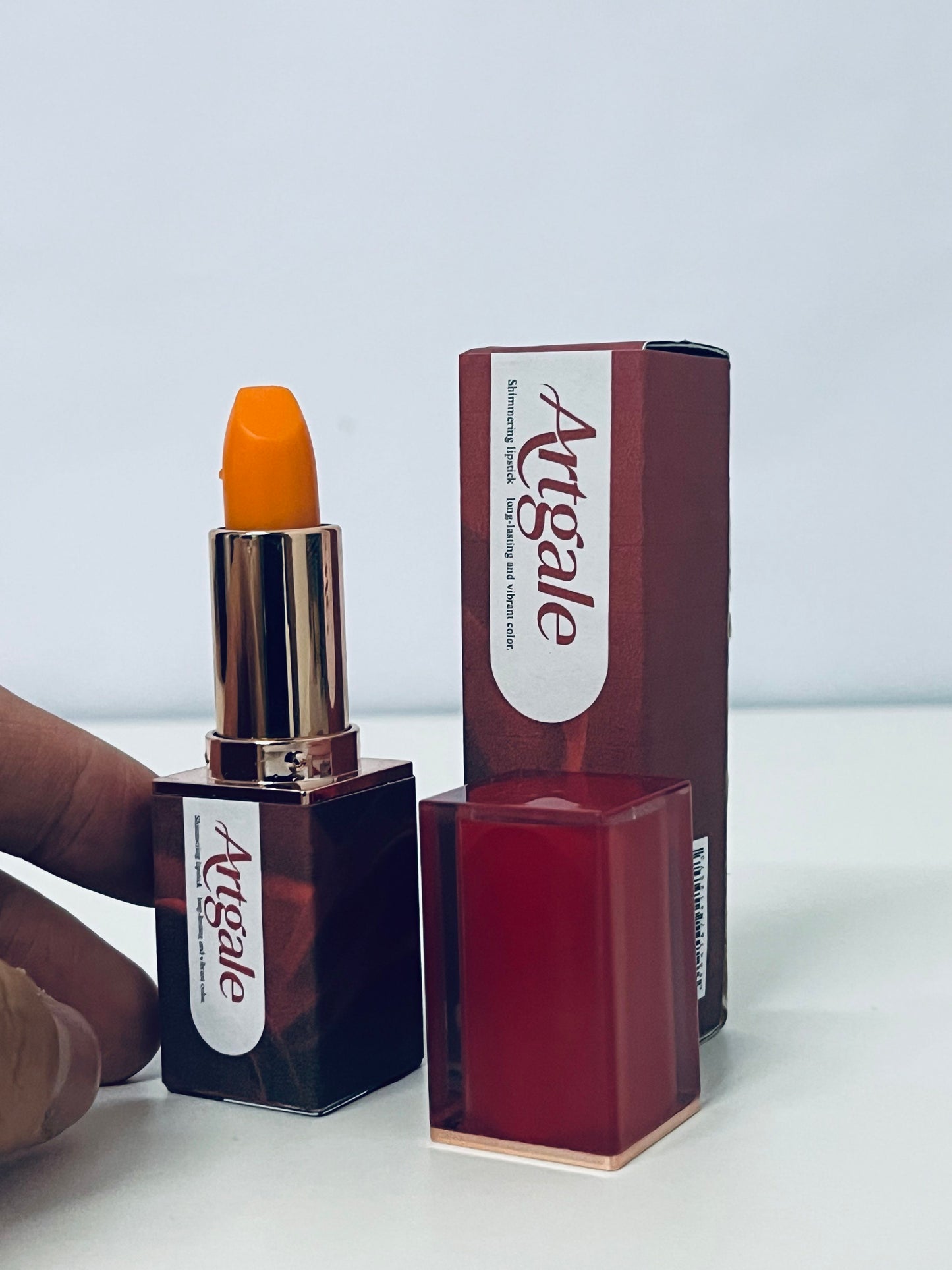 Artgale Temperature-Sensitive Color-Changing Moisturizing Lipstick - Orange Tone Brightening Lip Balm