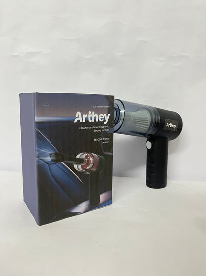 Arthey Car Vacuum Cleaner, 15000Pa Strong Suction, Wireless Portable Handheld Vacuum for Car Interior, Efficient Cleaning for Dust, Debris, Pet Hair