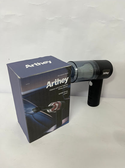 Arthey Car Vacuum Cleaner, 15000Pa Strong Suction, Wireless Portable Handheld Vacuum for Car Interior, Efficient Cleaning for Dust, Debris, Pet Hair