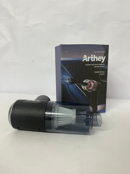 Arthey Car Vacuum Cleaner, 15000Pa Strong Suction, Wireless Portable Handheld Vacuum for Car Interior, Efficient Cleaning for Dust, Debris, Pet Hair