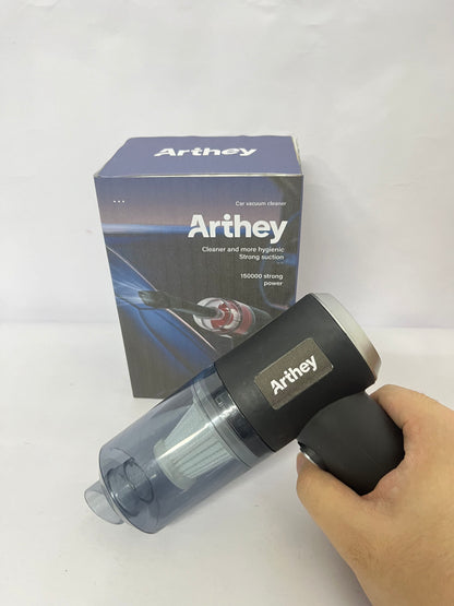 Arthey Car Vacuum Cleaner, 15000Pa Strong Suction, Wireless Portable Handheld Vacuum for Car Interior, Efficient Cleaning for Dust, Debris, Pet Hair