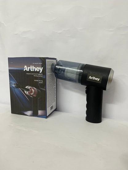Arthey Car Vacuum Cleaner, 15000Pa Strong Suction, Wireless Portable Handheld Vacuum for Car Interior, Efficient Cleaning for Dust, Debris, Pet Hair