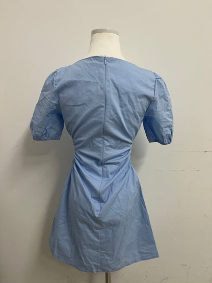 Artisthe Square Neck Puff Sleeve Dress French Elegance Waist-Slimming A Romantic Choice for Spring and Summer Outfits