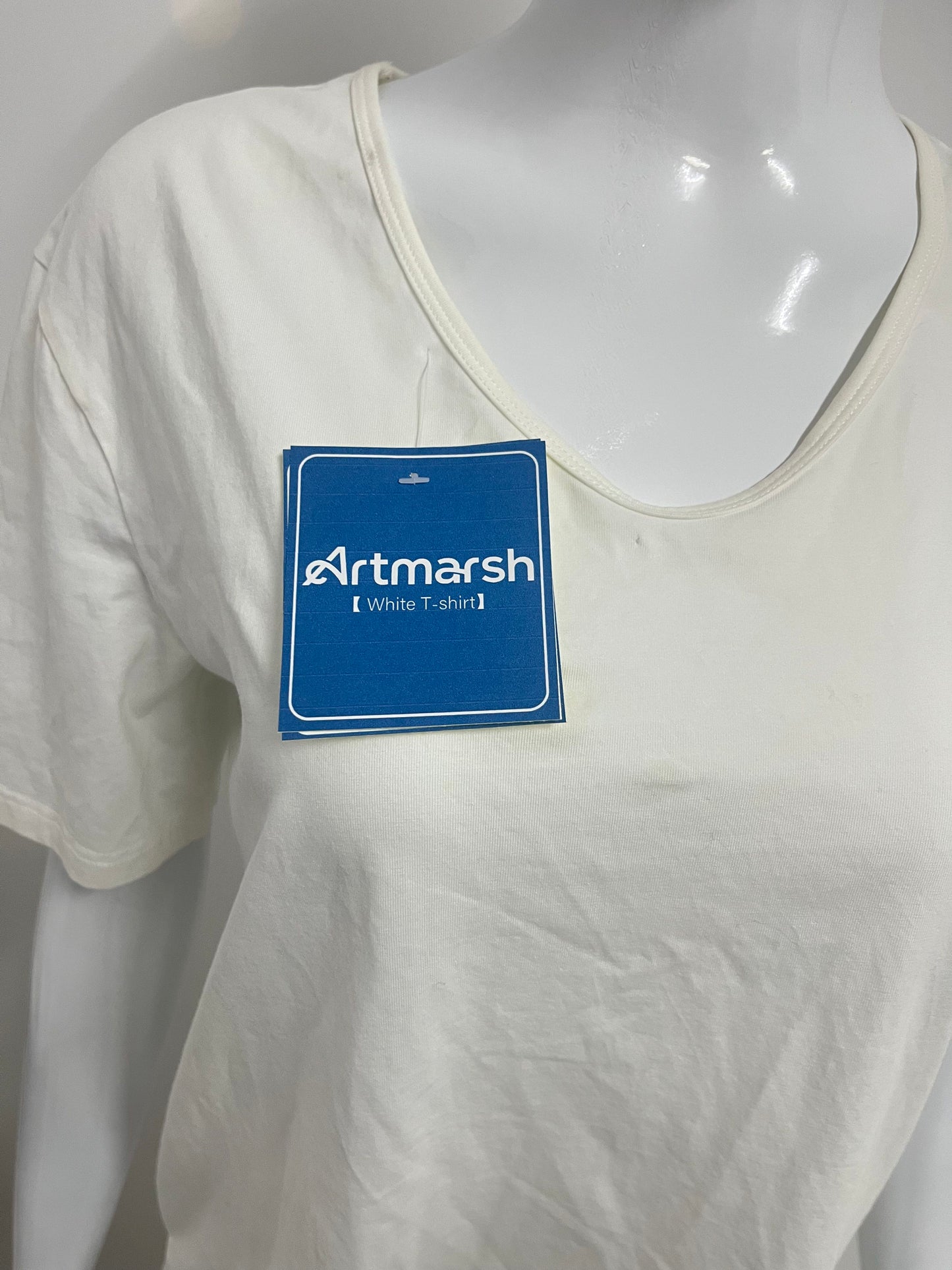 【Artmarsh White T-shirt】—— Soft, Breathable Essential for Everyday Wear