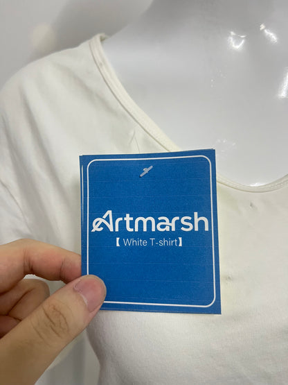 【Artmarsh White T-shirt】—— Soft, Breathable Essential for Everyday Wear