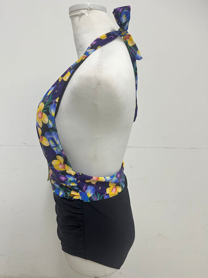 【Artmarsh Purple Floral Swimsuit】—— Bold, Flattering & Ready for Summer