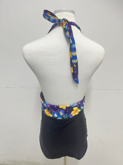 【Artmarsh Purple Floral Swimsuit】—— Bold, Flattering & Ready for Summer