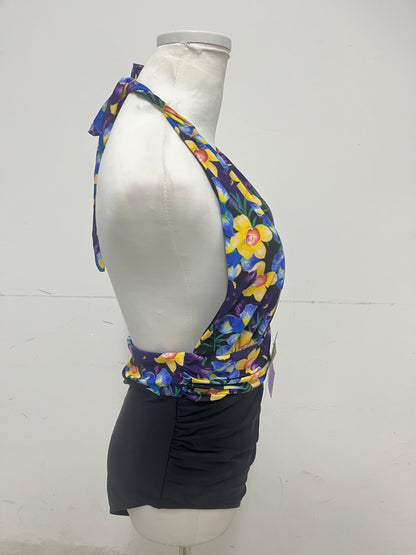 【Artmarsh Purple Floral Swimsuit】—— Bold, Flattering & Ready for Summer