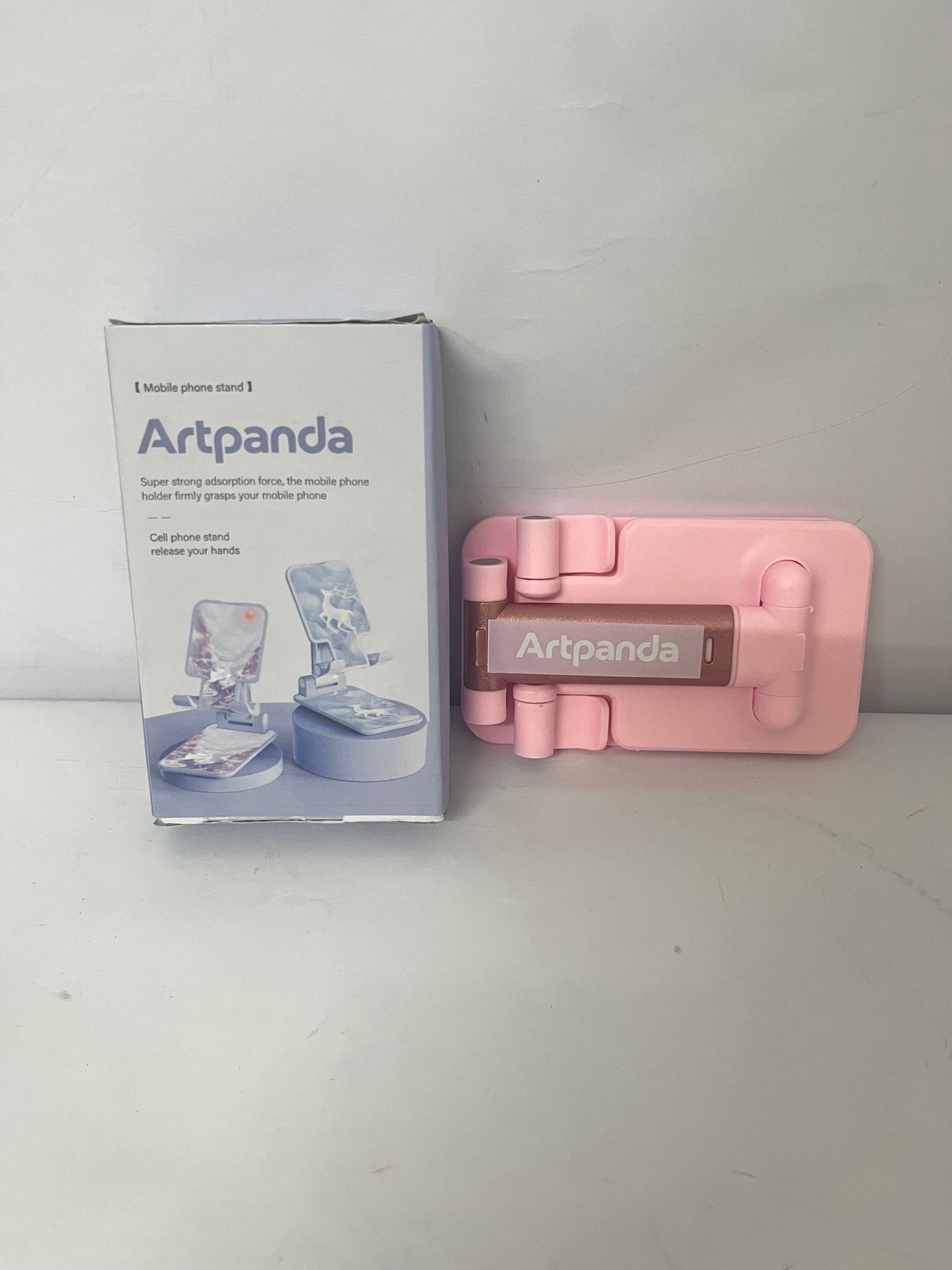 Artpanda  Mounts for smartphones Phone Holder Adjustable Phone Stand Desk Accessories, pink-style