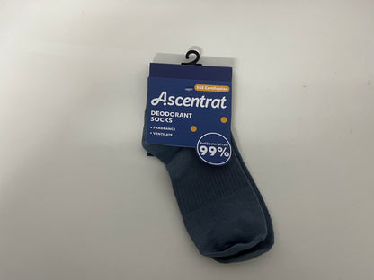[Ascentrat Socks]-Antibacterial Deodorant Fragrance Crew Socks - 99% Antibacterial Breathable Cotton Socks
