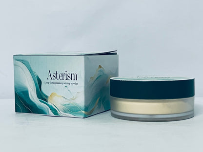Asterism Loose Setting Powder, Face Powder Makeup & Finishing Powder for Light, Medium & Tan Skin Tones