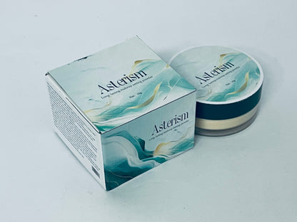 Asterism Loose Setting Powder, Face Powder Makeup & Finishing Powder for Light, Medium & Tan Skin Tones