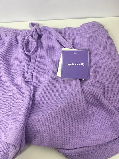 【Audiopretty Lavender Waffle Shorts】—— Comfortable & Stylish Casual Essential