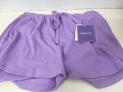 【Audiopretty Lavender Waffle Shorts】—— Comfortable & Stylish Casual Essential