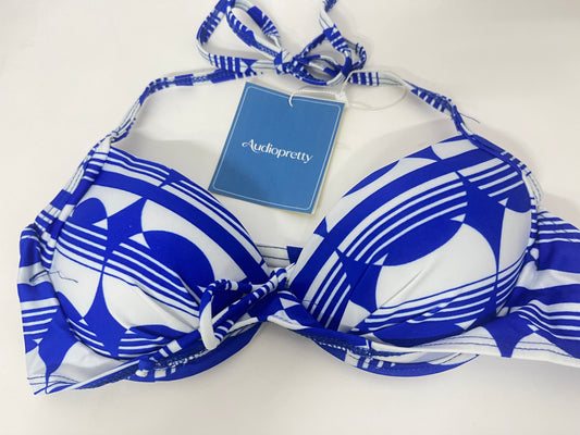 【Audiopretty Geometric Print Bikini Top】—— Stylish & Comfortable Beach Essential