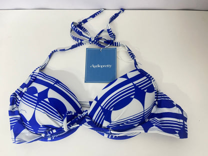 【Audiopretty Geometric Print Bikini Top】—— Stylish & Comfortable Beach Essential