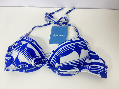 【Audiopretty Geometric Print Bikini Top】—— Stylish & Comfortable Beach Essential