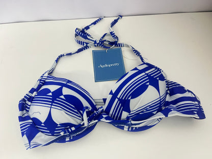 【Audiopretty Geometric Print Bikini Top】—— Stylish & Comfortable Beach Essential