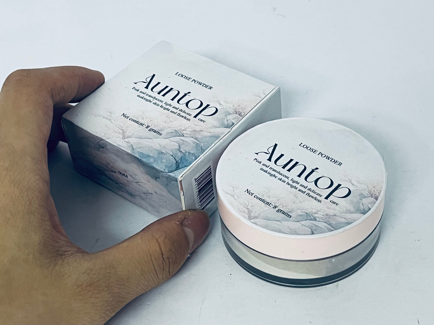 Auntop Loose face Powder Makeup for Face - Talc-Free, Mattifying, Translucent Finish, Oil Control, Crease-Resistant, Perfect for Makeup Setting & Smoothing Pores on Oily Skin