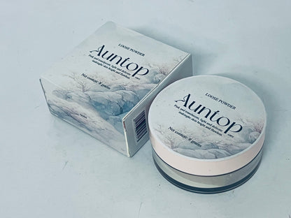 Auntop Loose face Powder Makeup for Face - Talc-Free, Mattifying, Translucent Finish, Oil Control, Crease-Resistant, Perfect for Makeup Setting & Smoothing Pores on Oily Skin