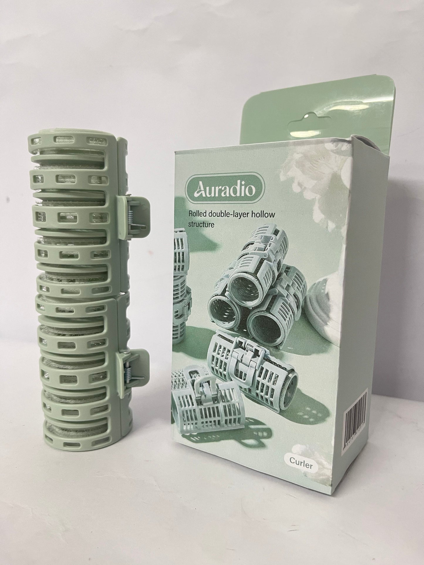 Auradio Non-electric hair rollers Rolled Double-layer Hollow Curler - A Brand Craftsmanship, Heat-free Hair Care and Revolutionary Curling Choice